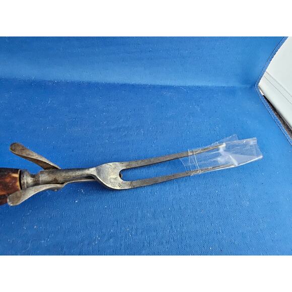 Vintage 2-Prong Meat Carving Fork w/Antler Handle - 12” Length - Picture 3 of 8
